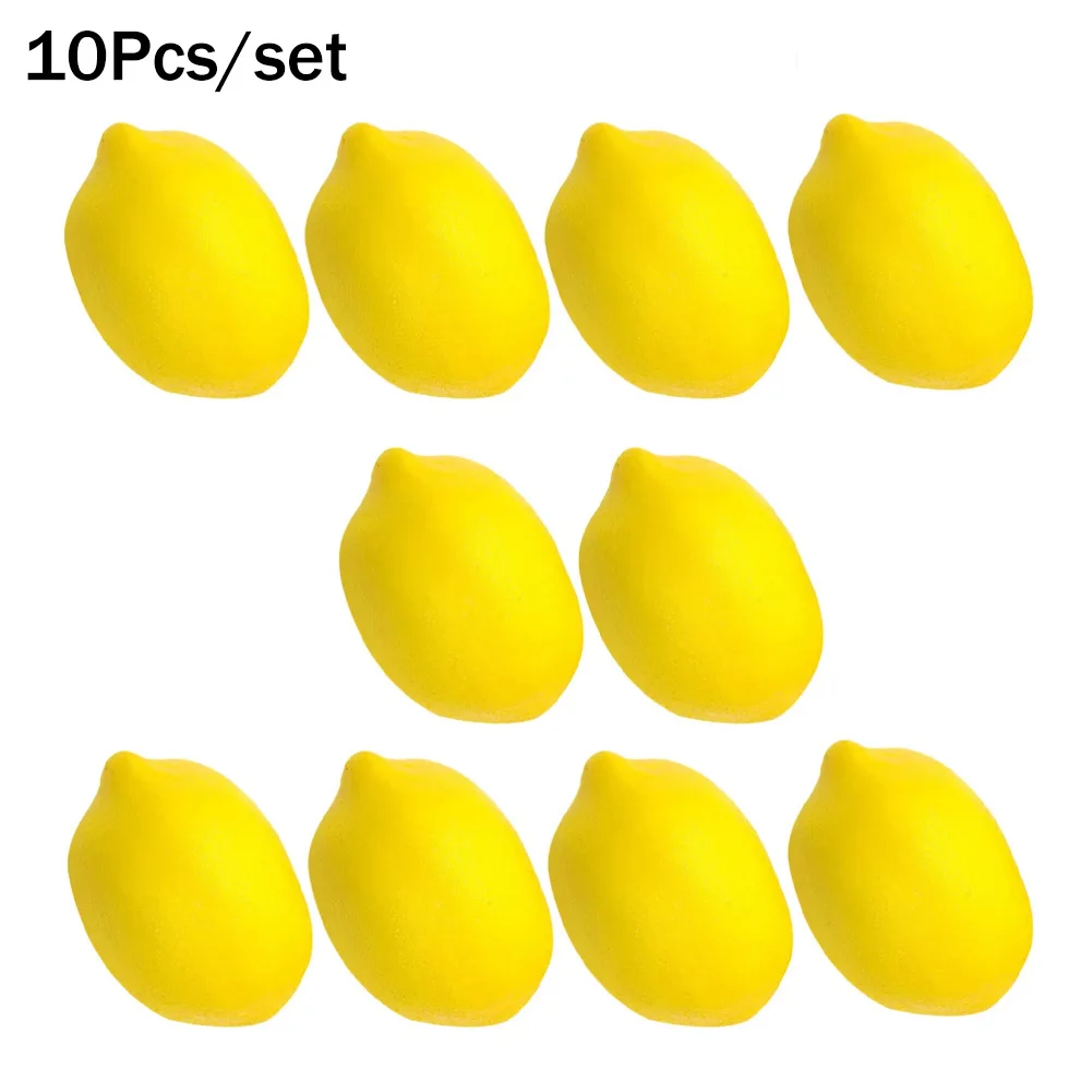 Lifelike Fake Fruit Artificial Lemon Decor Bright And Realistic Appearance Compact And Lightweight Diverse Applications