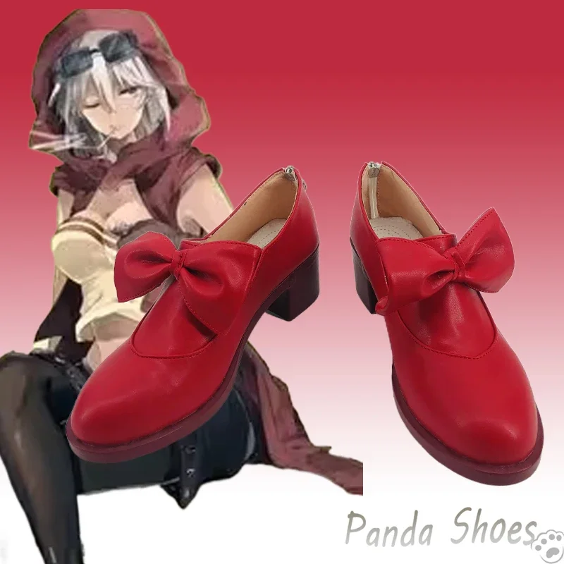 

JoJo'sBizarreAdventure Maraia Cosplay Shoes Anime Brown Boots JOJO Cosplay Costume Prop Shoes for Halloween Party