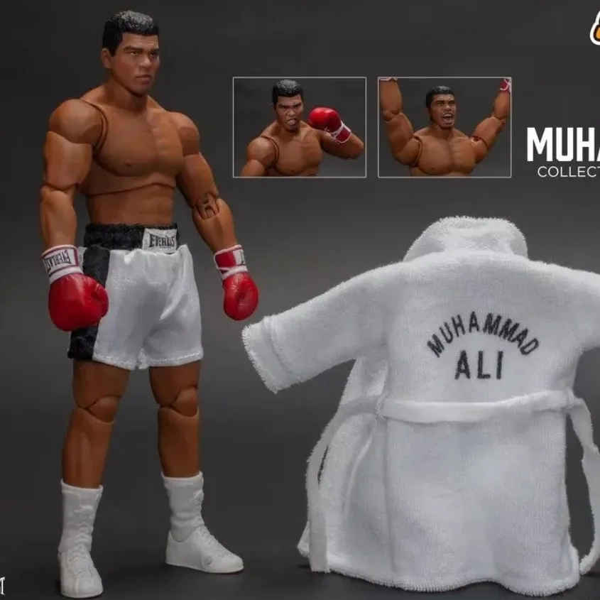 

Boxing Figura Heavyweight Champion Muhammad Ali ST Robe 1/12 Three Head Sculpt Poseable Boxed Figure