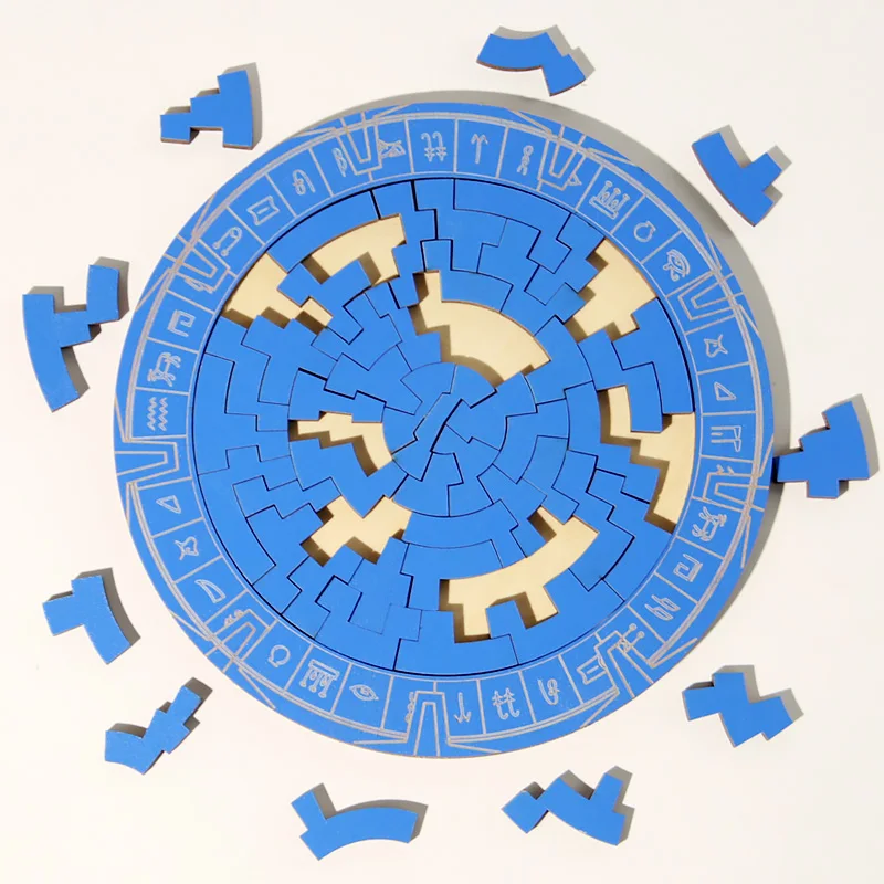 Puzzle porte étoile en bois pour enfants, blocs de combustion du cerveau, jouets éducatifs précoces, décor de bureau à moteur fin, jeux d'apprentissage, cadeaux