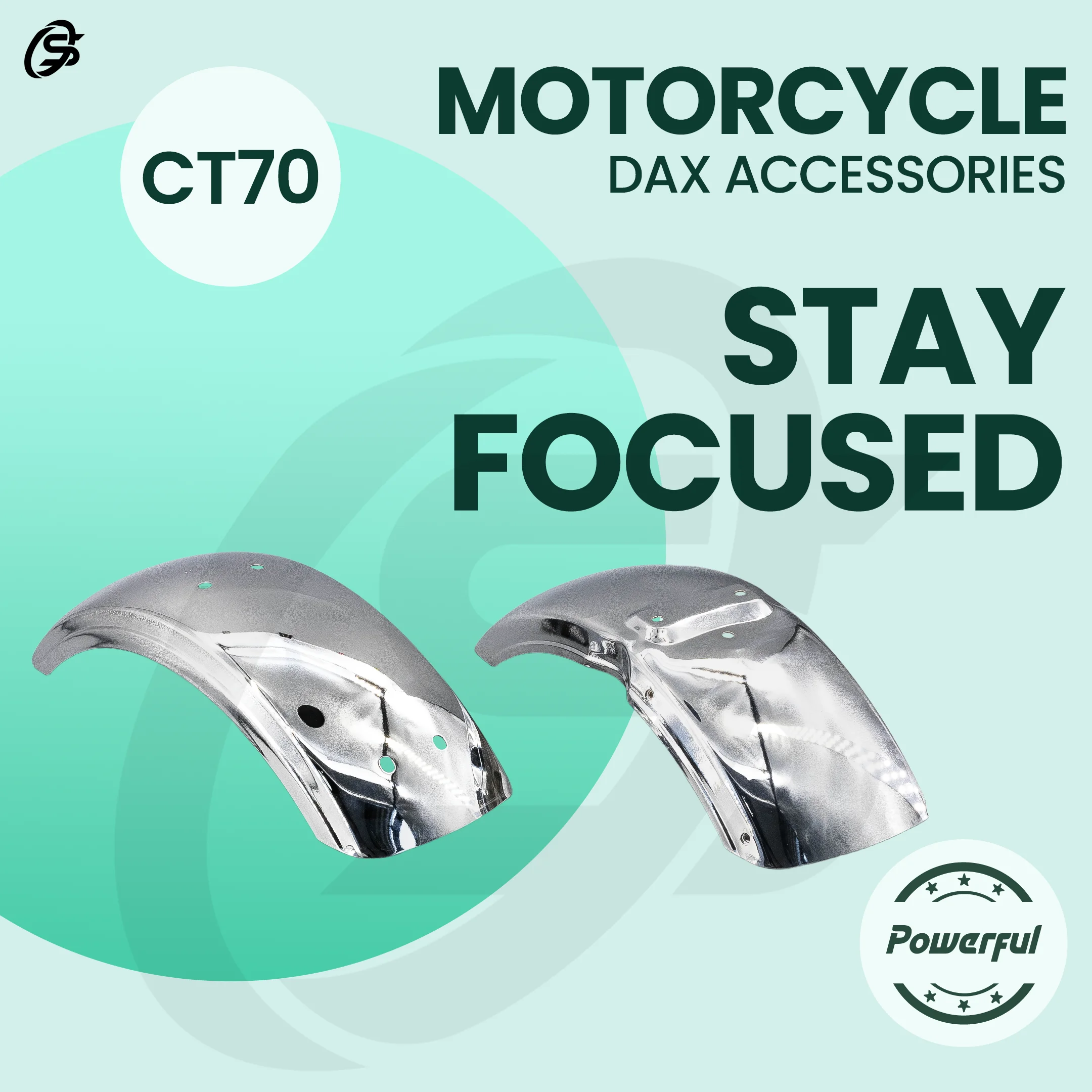 

ST70 Крылья DAX CT70 Хромированные брызговики Передние и задние крылья DAX CT70 ST70 Запчасти для мотоциклов DAX CT70