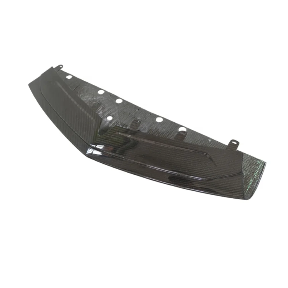Hot Pressing Process Dry Carbon Fiber OEM Style Front Bumper Lip Front Splitter Body Kit Suitable for Lamborghini Revuelto