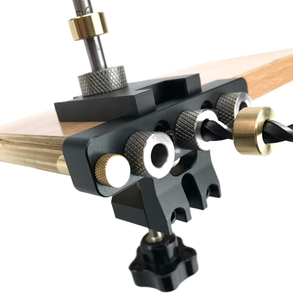 Woodworking 3-in-1 Positioning Punch Embedded Parts Log Tenon Positioning Punching Woodworking Tools