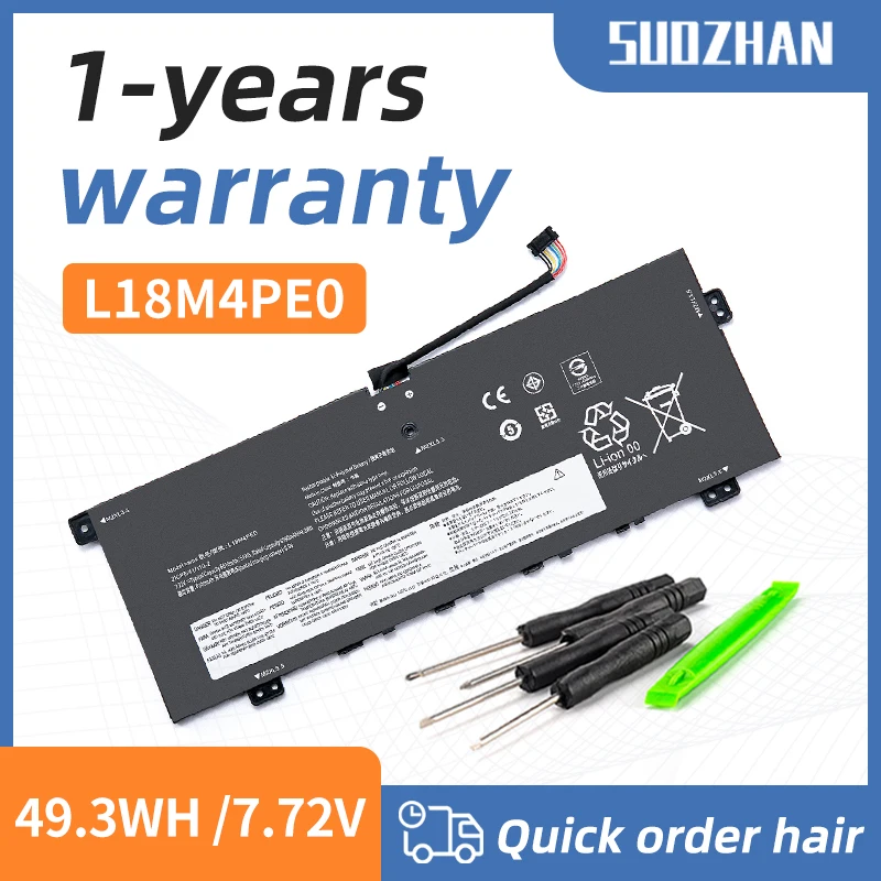 

Аккумулятор SUOZHAN L18M4PE0 L18L4PE0 для ноутбука Lenovo Yoga C740-14IML 81tc000ius Series 5B10W67185 5B10U40210 5B10W67296
