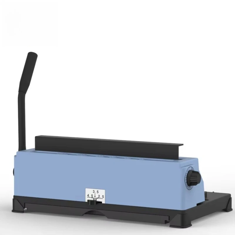 Punzonatrice per rilegatrice a doppio filo TD-130 personalizzabile 12 fogli/rilaccare 120 fogli con robusto raccoglitore per costruzione in metallo