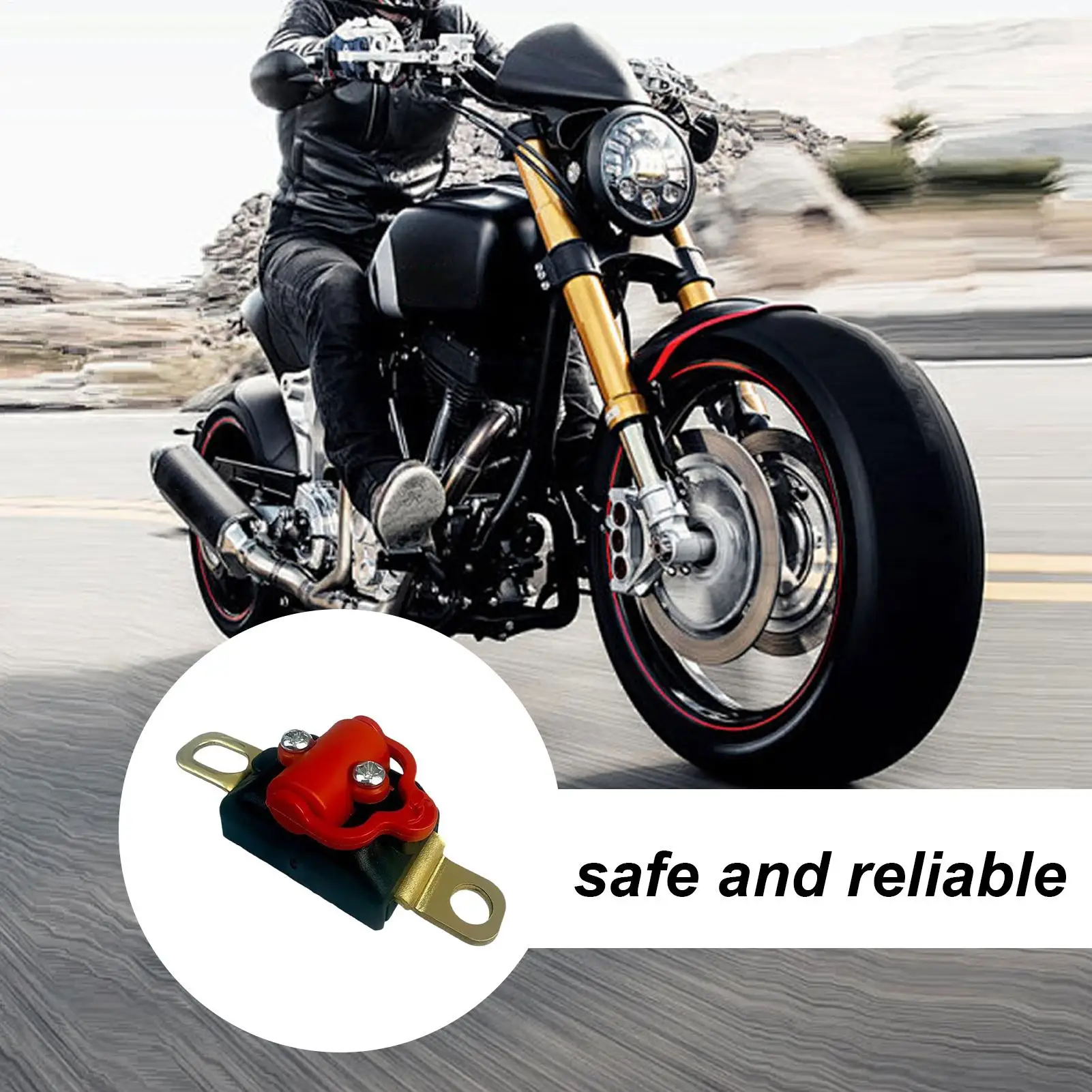 Battery Shut Off Tool 12V Anti-Leakage High Conductivity 12V Battery Cut Off Isolator for ATV Motorcycle Car Boat RV Truck