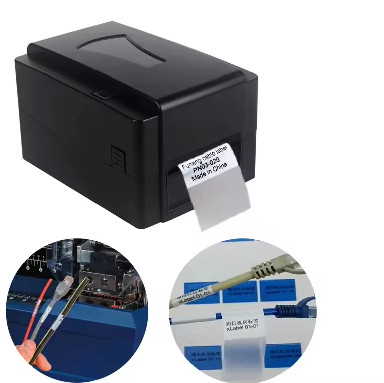 

Label Machine Shrink Sleeve Printer Heat Shrink Tube Marker Transparent Data Cable Label Printer for Wire Cable Id