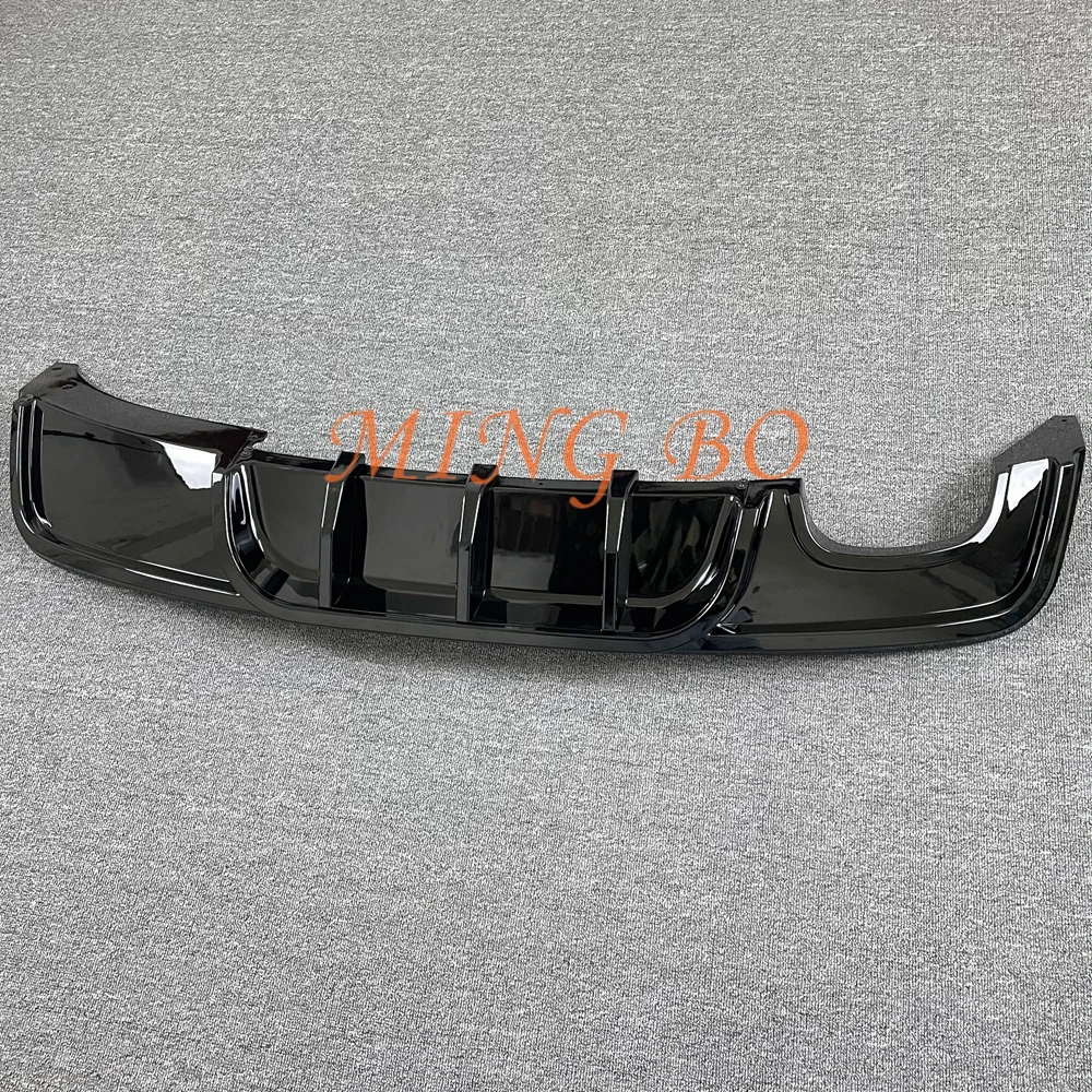 2011 2012 2013 2014 2015 2016 2017 Car Rear Bumper Diffuser Lip Spoiler ABS Glossy Black For BMW E82 1 Series M Bumper Only