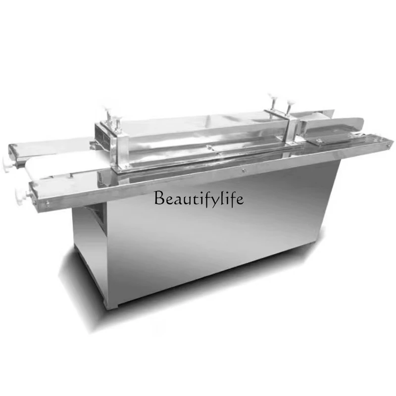 

05-Fully automatic commercial round bun assembly line Shandong rubbing high pile cylindrical long steamed buns