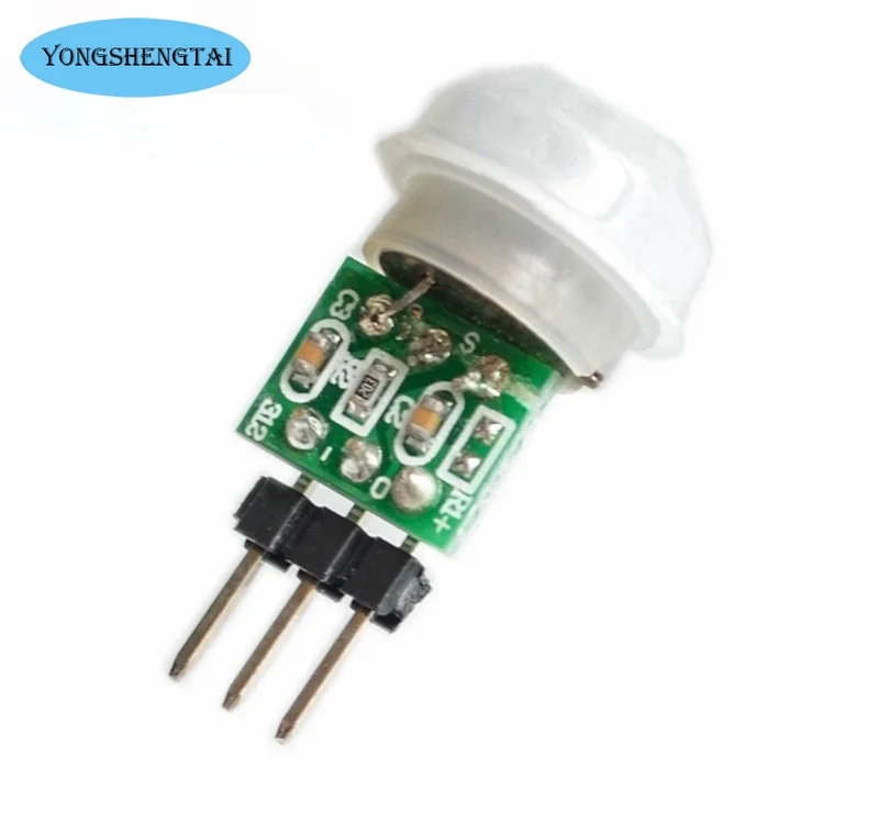 Sensor de movimiento infrarrojo PIR, módulo Detector de personas automático, 3 piezas, DC 2,7-12 V, 5 piezas, Mini IR, pyro-elektrische, AM312