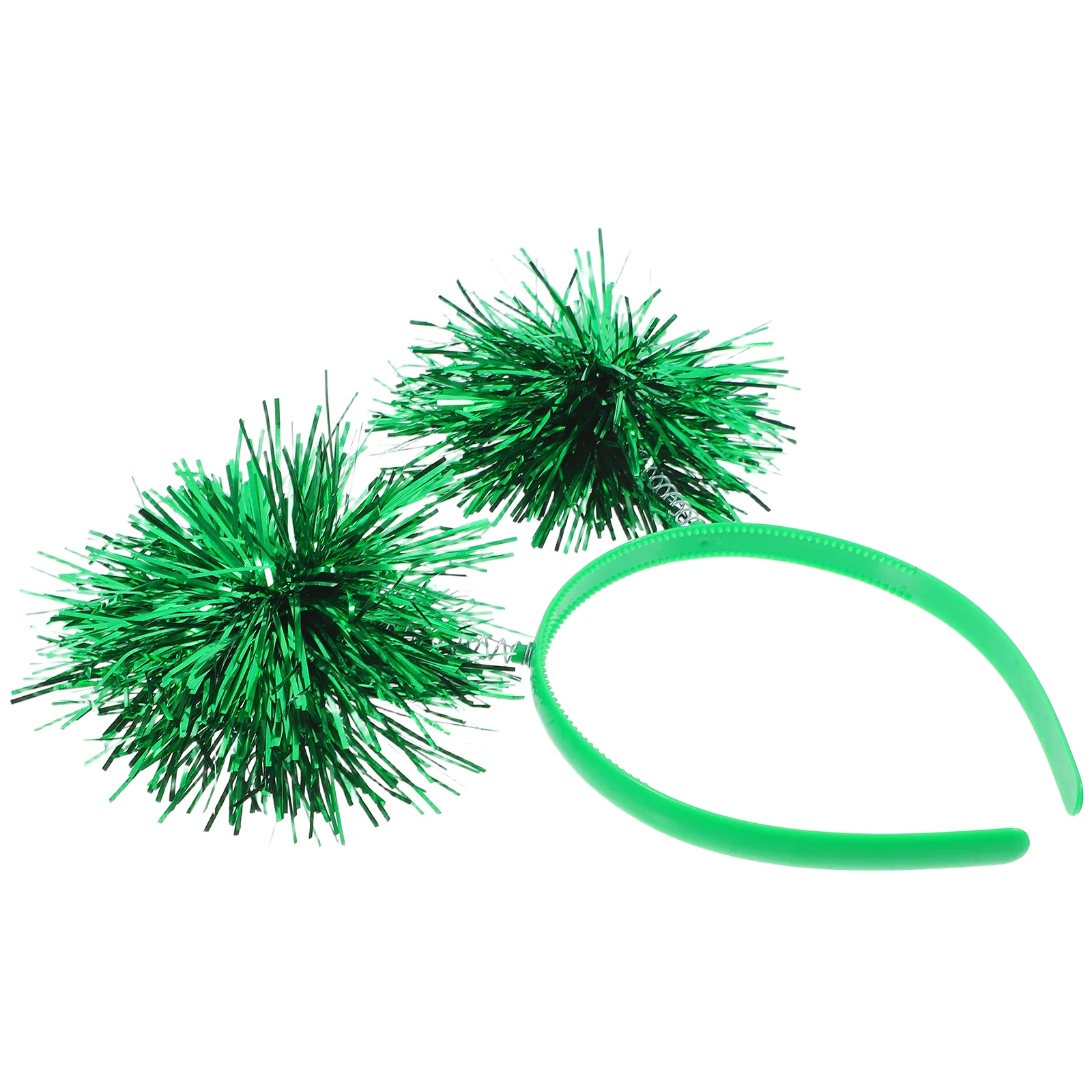 

Повязка на голову с помпоном, боппер, блестящие аксессуары для волос для вечеринок по случаю дня рождения, сценических выступлений и праздничных торжеств, зеленый цвет