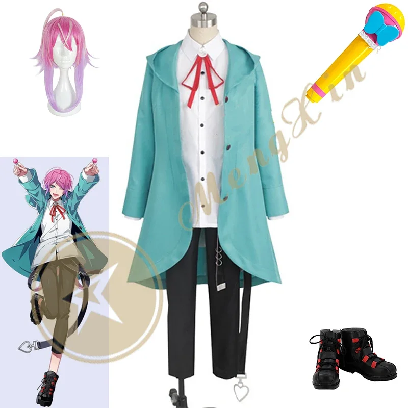 Anime Division Rap Battle Hypnose Mic Amemura Ramuda Cosplay Costume Uniforms Past Outfits Full Set Halloween Custom Made UY8603