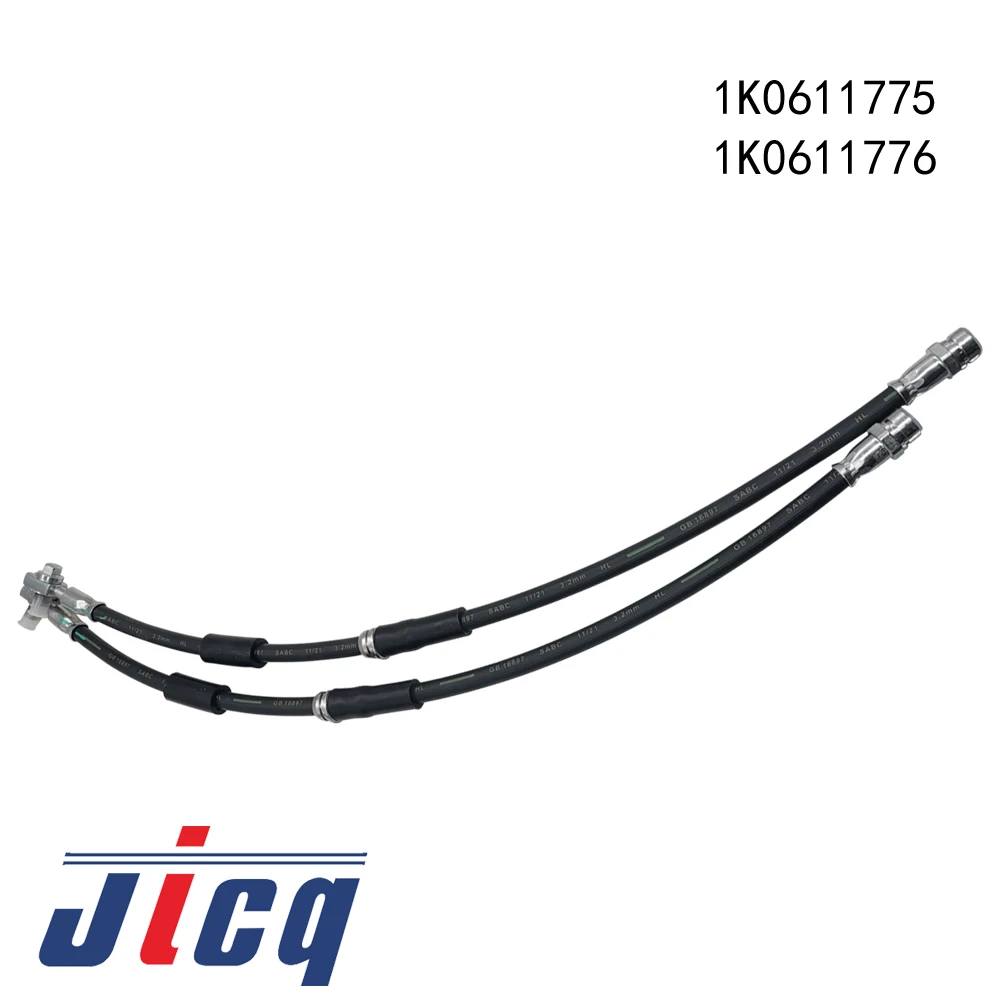 2Pcs brake hose For S​eat Altea Leon VW Golf Jetta Passat Touran Scirocco Audi A1 A3 S3 S​koda Superb Yeti 1K0611775 1K0611776