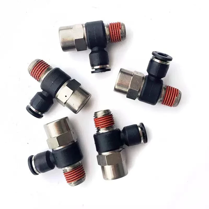 Cylinder Air Pipe Valve Throttle Three-way Valve Air Pipe Quick Connector for 58-7243HAAS Machine Tool Accessories
