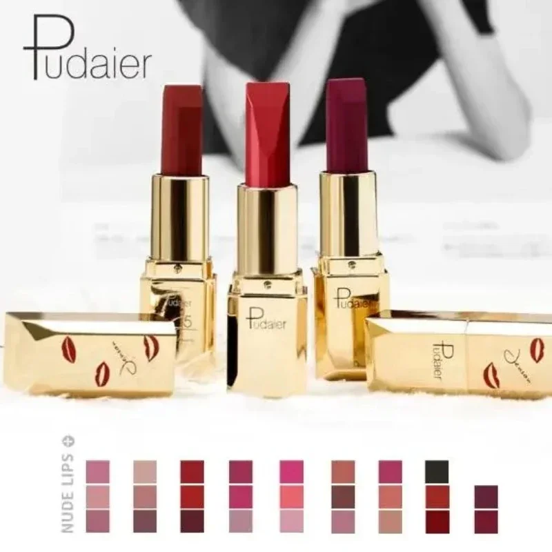 New Sexy Nude 26 Color Cosmetics Lip Stick Moisturizer Long Lasting Lips Batom Makeup Matte Black Lipstick Waterproof Maquiagem