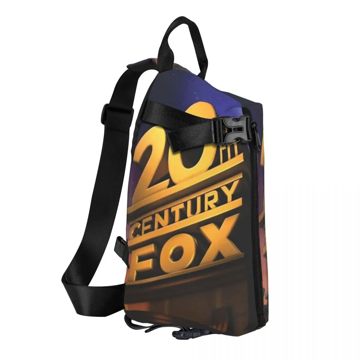 20th Century Fox Classic Chest Bag Men Sling Crossbody Backpack Chest Bag Traveling Hiking Daypack Shoulder Bag