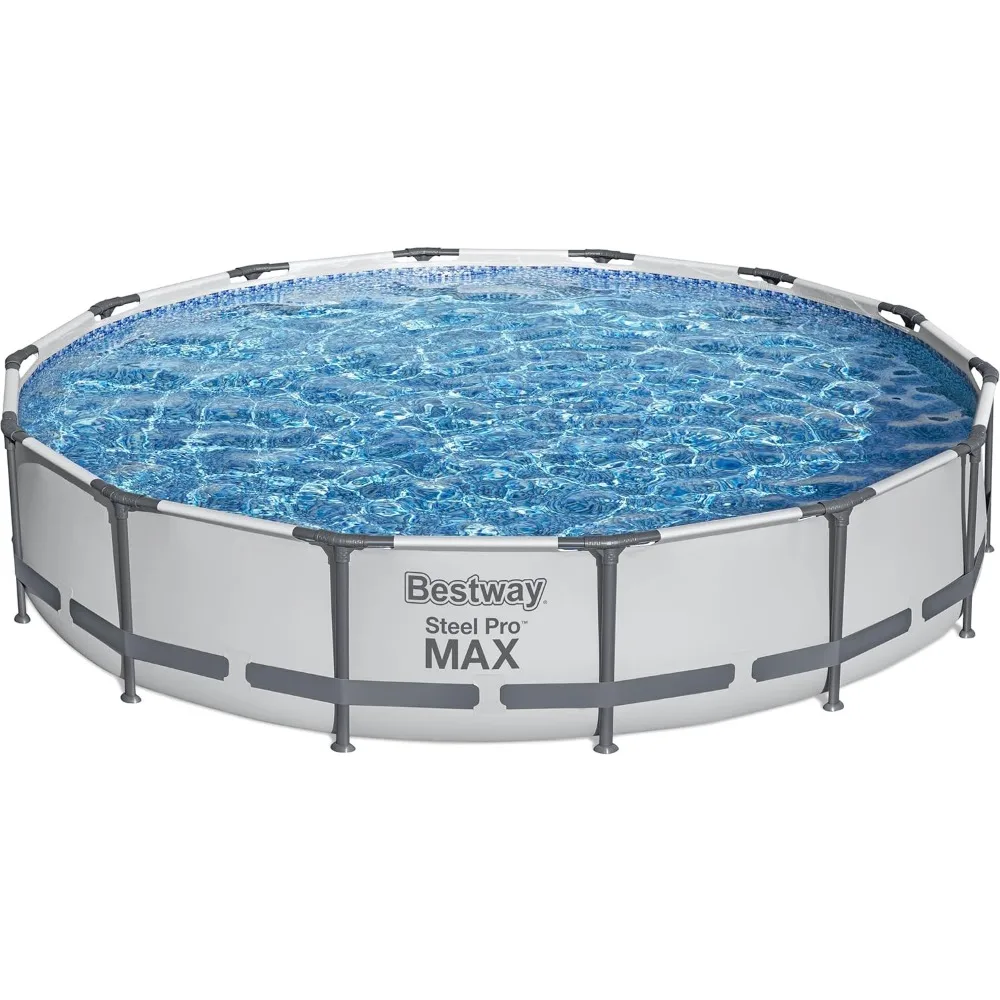 

MAX 14' x 33" Round Above Ground Pool Set | Includes 530gal Filter Pump