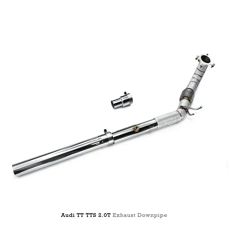 ماسورة العادم ل TT ، TTS ، MK3 ، 8S ، قسم T الفرع ، أنابيب التدفق العالي ، Downpipe