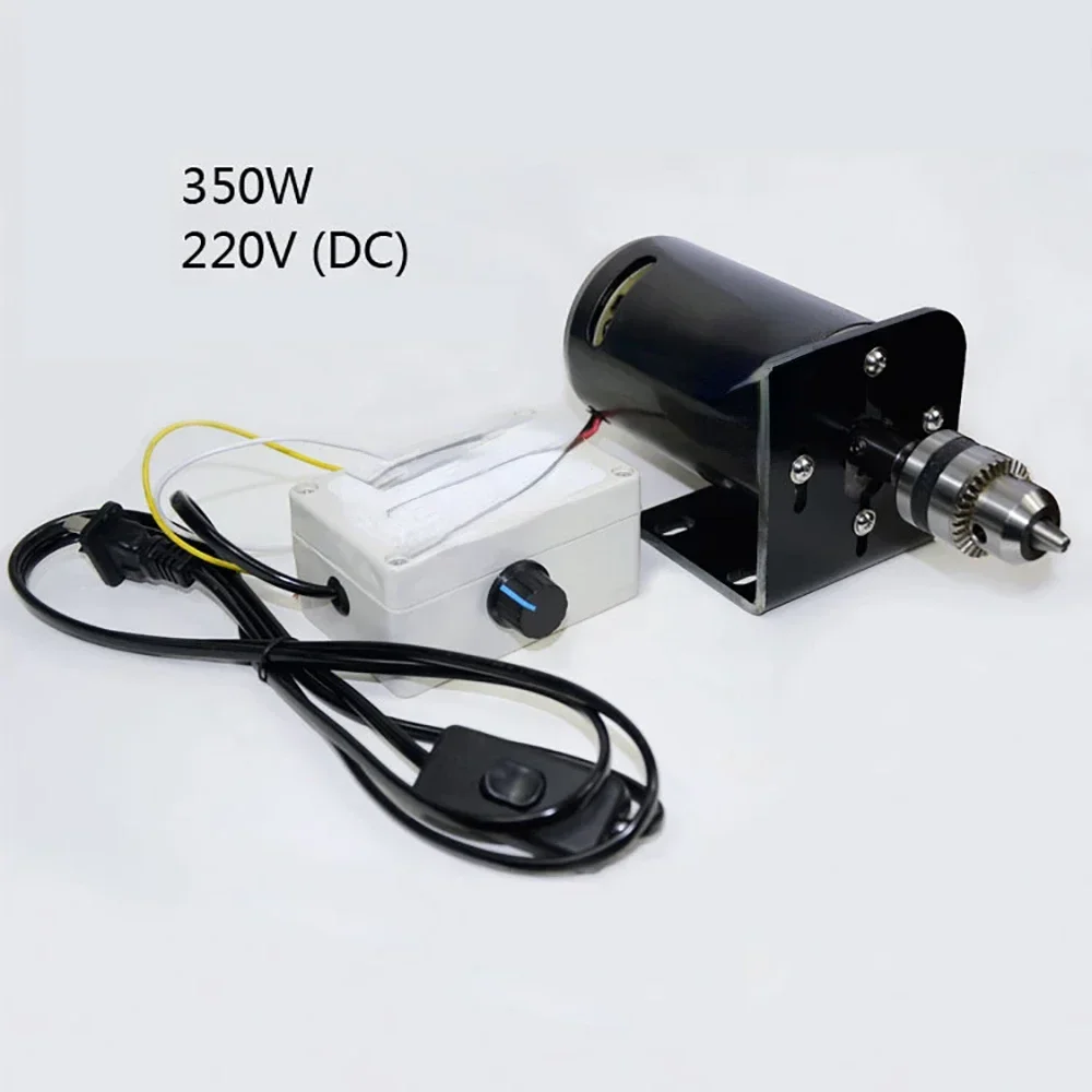 220V permanent magnet DC high-speed double ball bearing reversible motor 350W 400-7000RPM