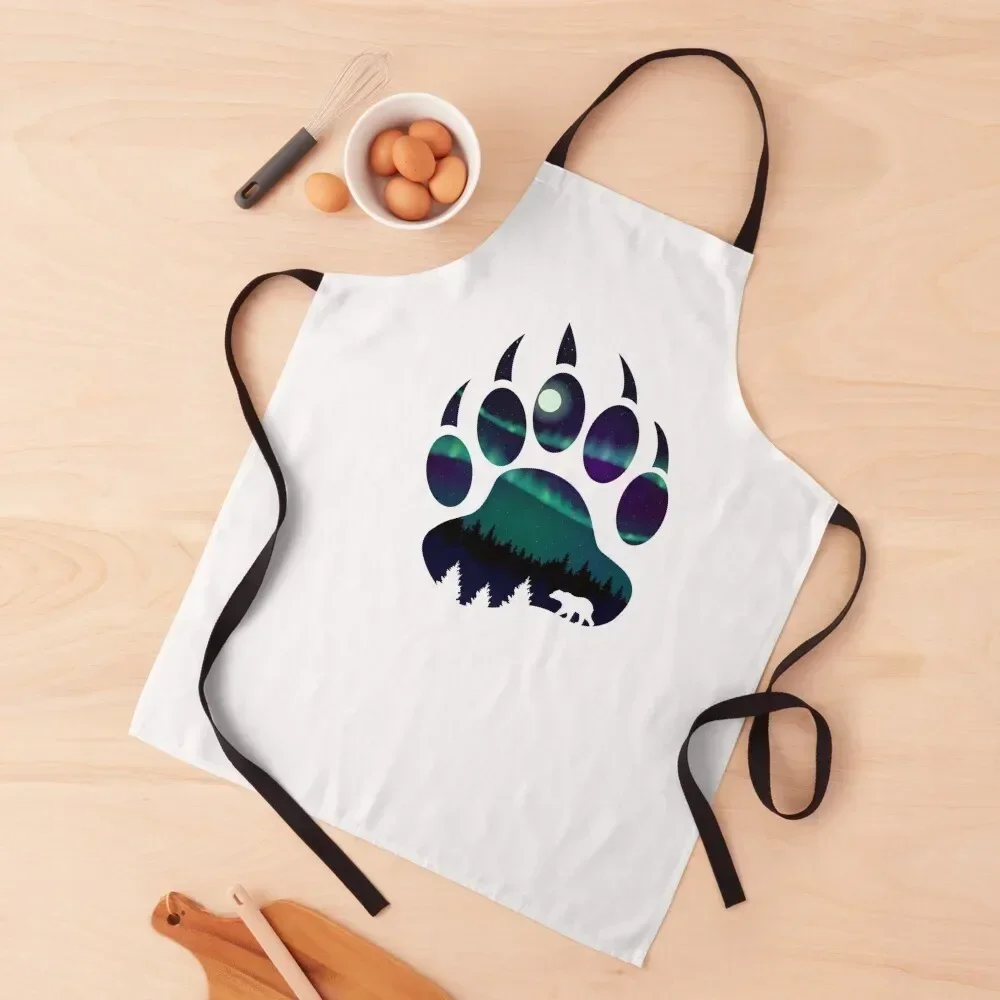 

Northern Lights Apron Kitchen manicurist for kitchen useful Waterproof Kitchen For Women Apron