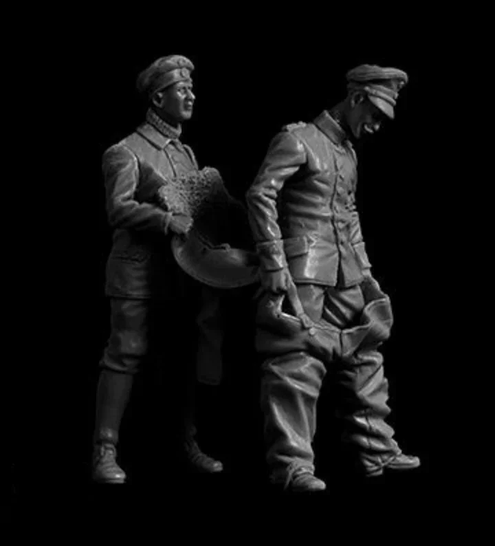 1/32 Die Cast Resin Figure Model Assembly Kit Resin Soldier DIY Kit Needs Assembly Unpainted