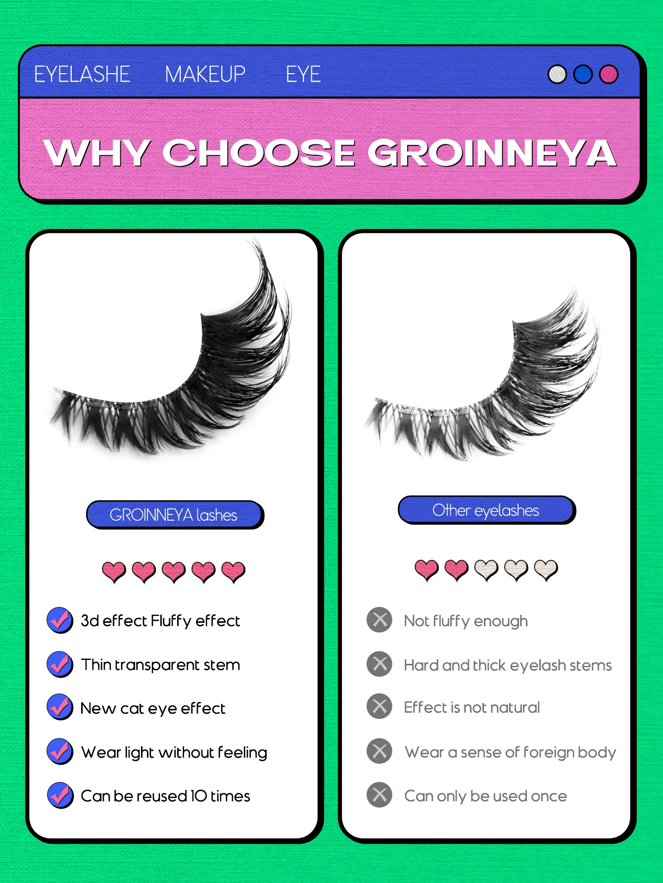 벨트라나이 가짜 속눈썹 캣 아이 래쉬 인조 밍크 속눈썹 투명 밴드 속눈썹 자연스러운 외모 가벼운 밍크 속눈썹 인조 속눈썹 메이크업