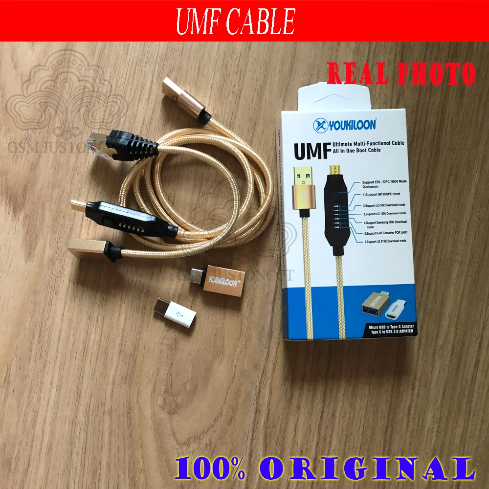 Multi Functional Boot All in 1 Cable and Type-C Adapter, Micro USB, RJ45, UMF UItimate, Newest