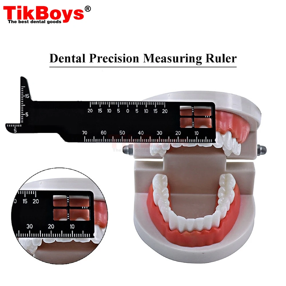 Dental Precision Measuring Ruler Medical Tool Span Measure Scale Endodontic Instruments Dentistry Ortodoncia Dentista