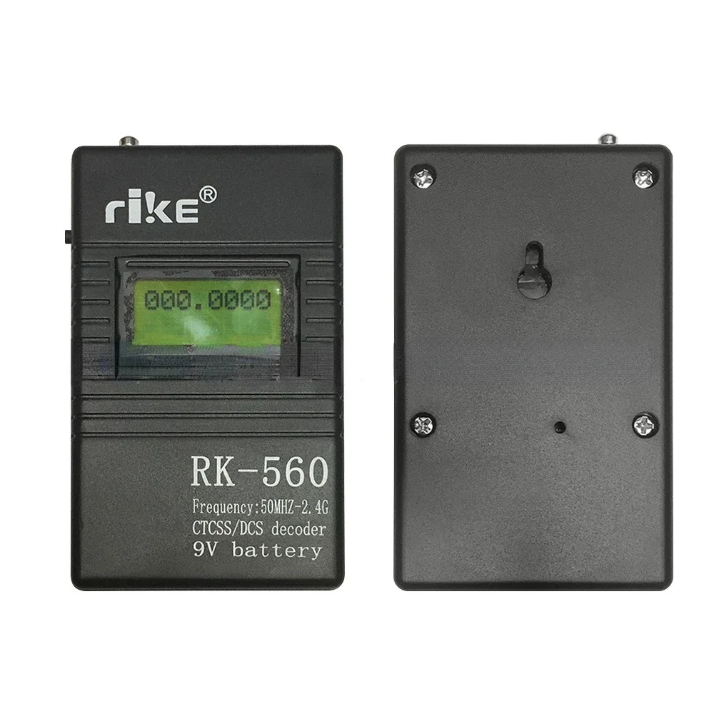 Imagem -02 - Medidor de Frequência Portátil Rk560 50mhz2.4ghz Portátil para Digital Analógico Medição de Tom