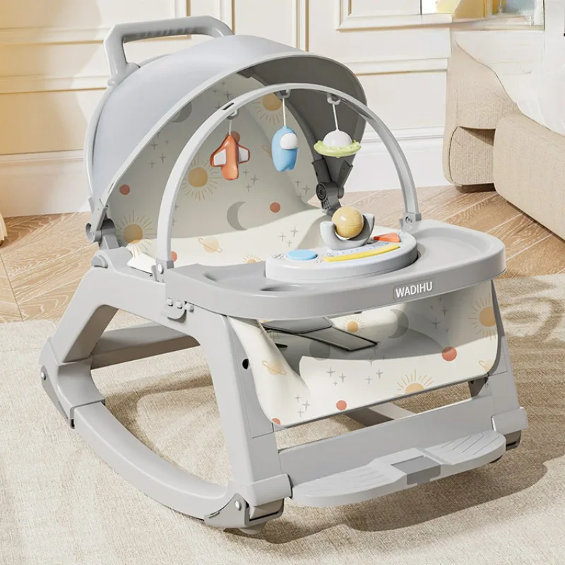 Adjustable Backrest Electric Rocking Chair for Baby, Multi-functional Baby Sleeping Recliner, Baby Cradles Comfort Rocker Baby