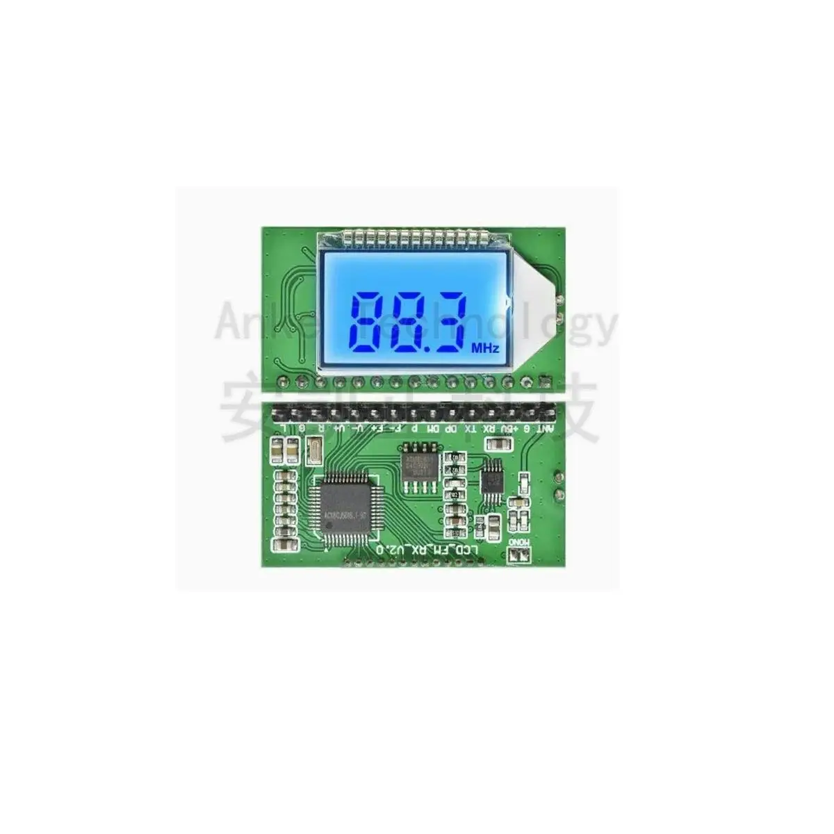 

FM receiving module, stereo digital receiver module 87 - 108MHZ, wireless audio radio broadcast reception