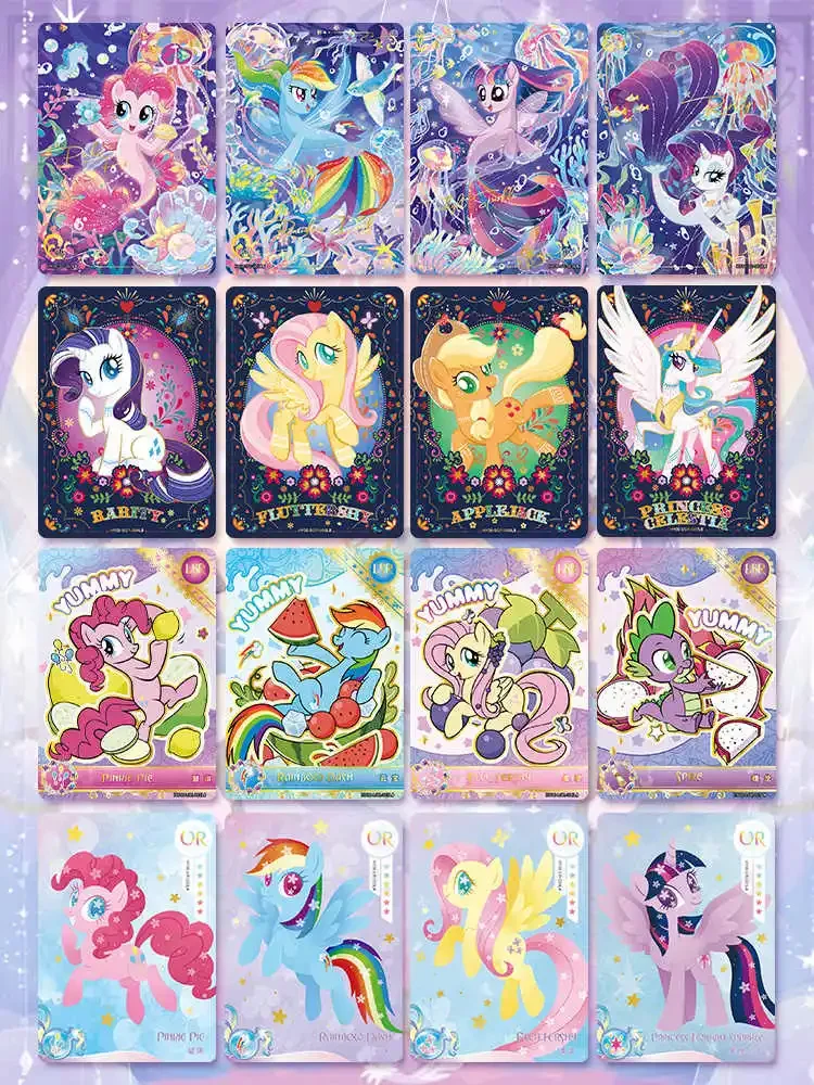 Layou My Little Pony:Friendship Is Magic Cards Huiyue Packs Anime pesta lucu Friendship Eternal Pack hadiah mainan kartu koleksi