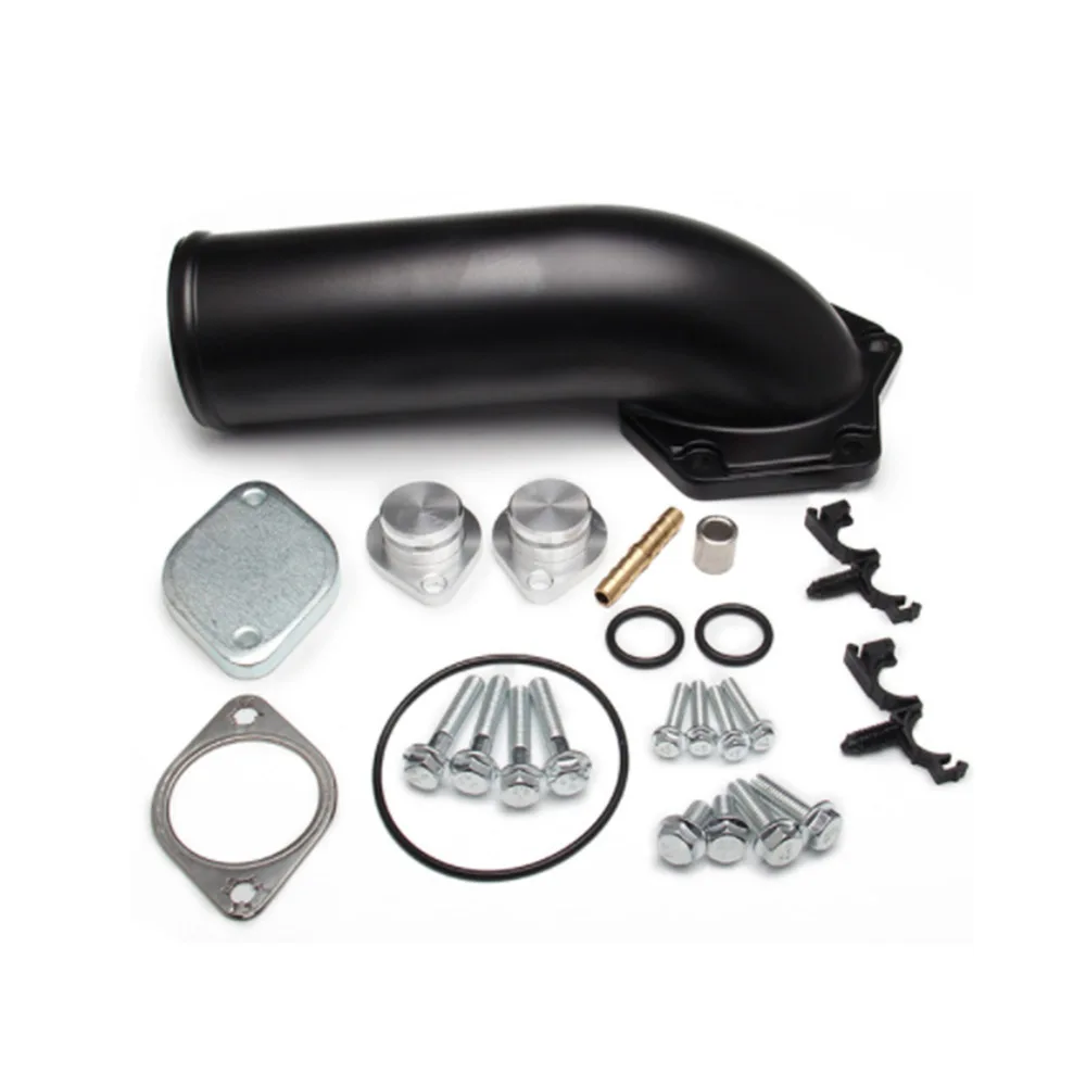 Valve Kit Valve & Cooler Delete Kit Intake Elbow Fit for Ford 6.4 Powerstroke 2008 2009 2010