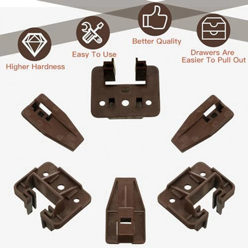 MELSlides and Guides Replacement Part, Under16:, Center Mount Stopper, Durable, 20Set