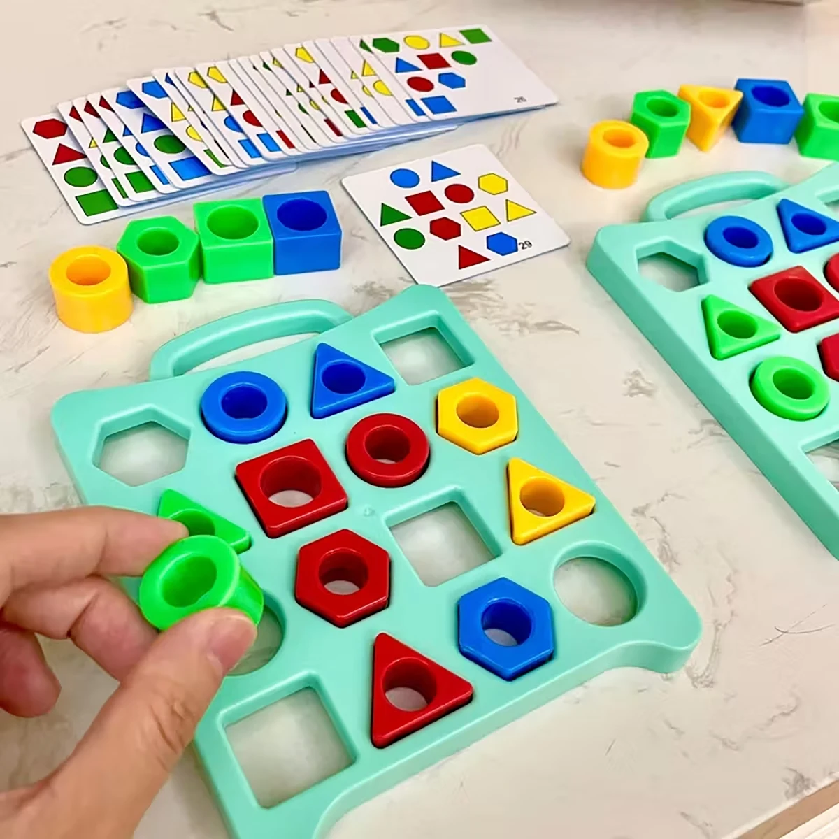 Puzzle toys, geometric shape matching, parent-child interactive games, racing battles, card games, children's toy gifts