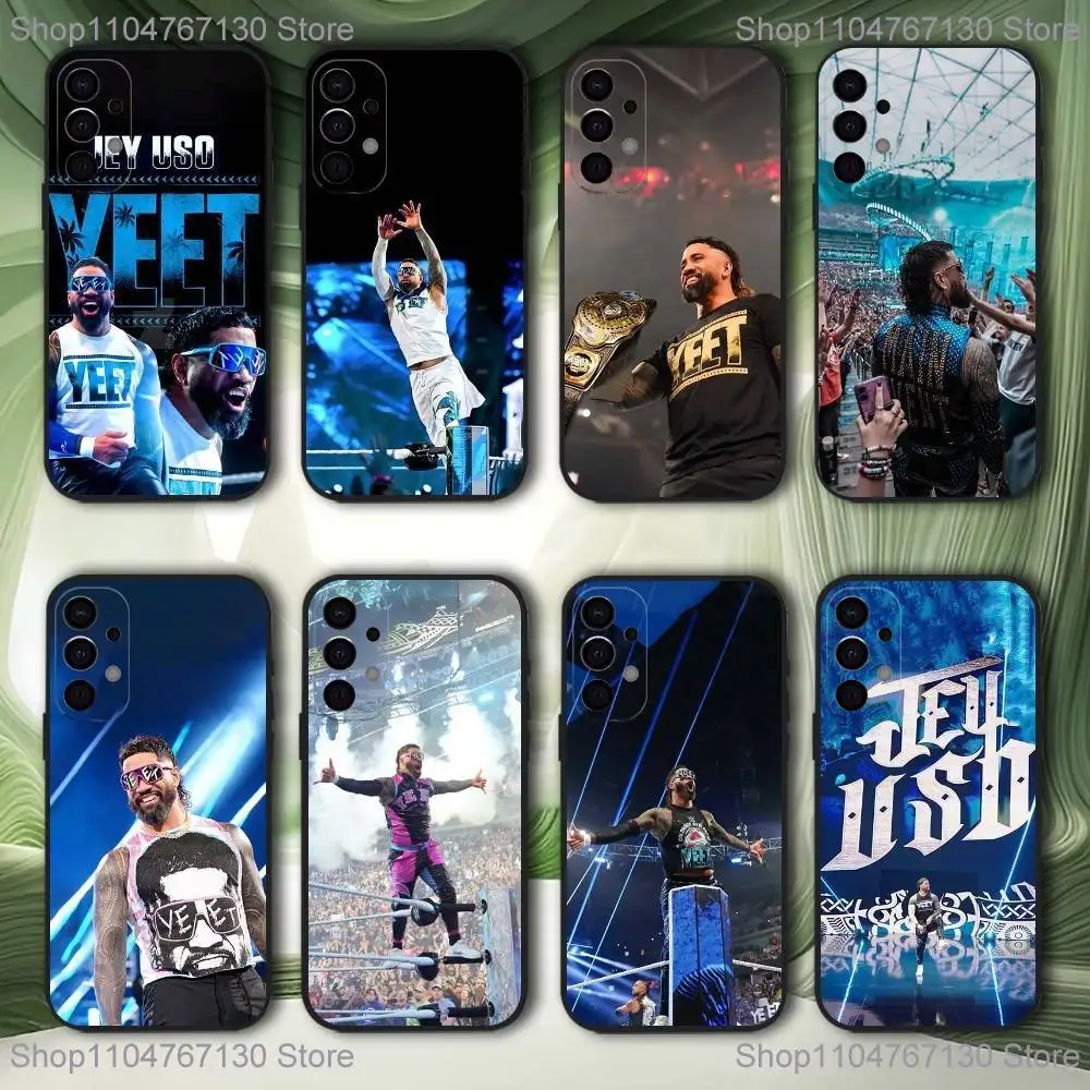 

J-Jey Uso YEET Phone Case For Samsung S25,S24,S21,S22,S23,S30,Ultra,S20,Plus,Fe,Lite,5G Black Cover