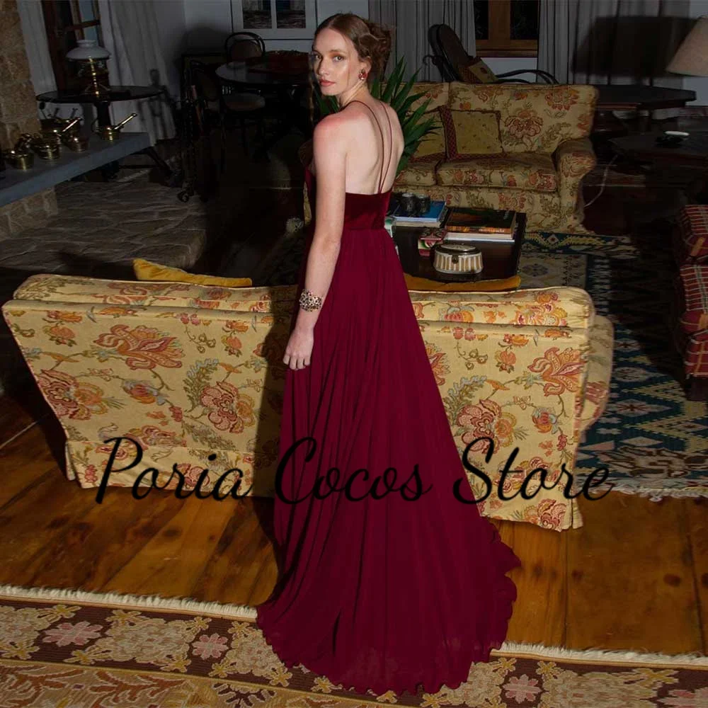 Customized Temperament A-line Evening Dresses Halter Pleat Backless Prom Gown Exquisite High Quality Occasion Party Dress Women