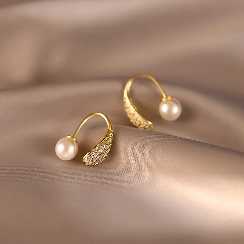 New In South Korea Fashion Simple Luxury High Quality Pearl Drop Earrings Gift Party Wedding Women Jewelry Earrings 2022