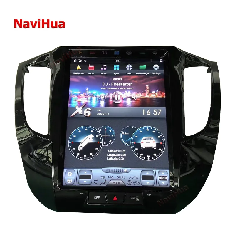 NAVIHUA For Mitsubishi L200 Triton Car Stereo Radio Android Auto Head Unit Monitor MP5 Player Touch Screen Multimedia GPS Navi