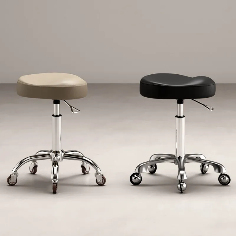 Hair stool can be lifted and rotated, hair stylist barber shop hair salon special chair, large work stool, nail art and beauty