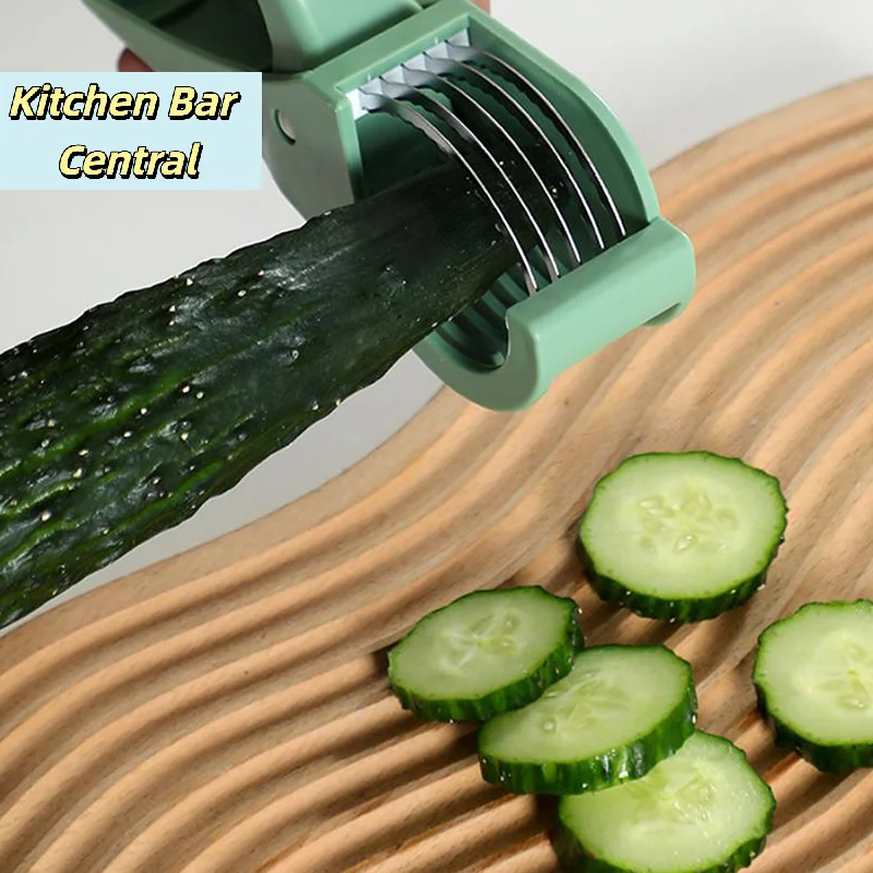 【Stainless Steel Vegetable And Fruit Slicer Multi Functional Salad Slicer Kitchen Accessories Kitchen Tools】