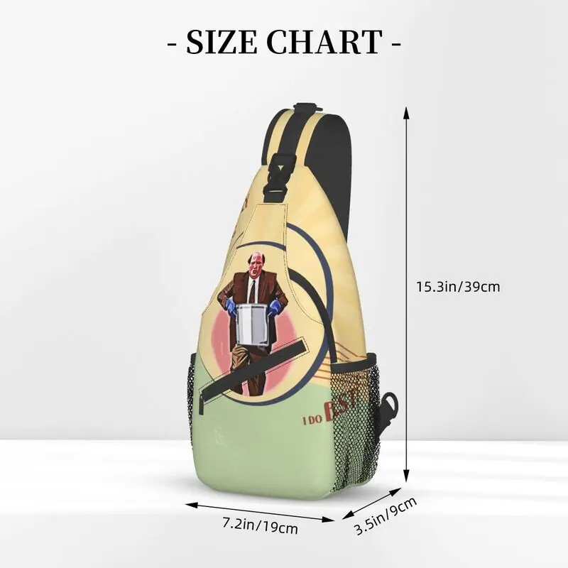 Office TV Kevin's Famous Chili Sling Bags for Men The Thing I Do Best Shoulder Crossbody Chest Backpack Travel Hiking Daypack