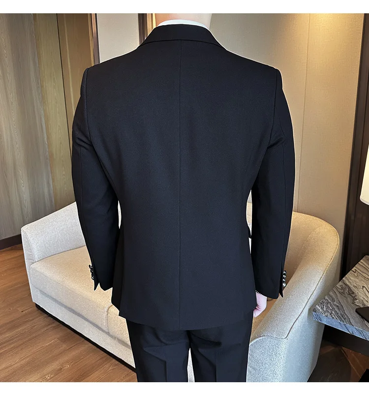 Tailor-Made Slim Fit Suit for Men, Pants Tuxedos, Formal Business,Male Wedding, Beige Jackets, Men Clothing, High Quality, 2 Pcs