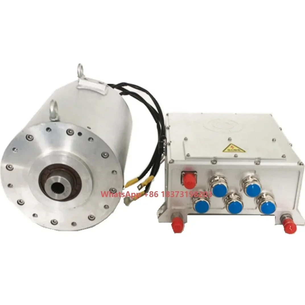 EV Motor 55kw peak Power 95kw 450Nm Pmsm Motor and Controller  for Electric Vehicle