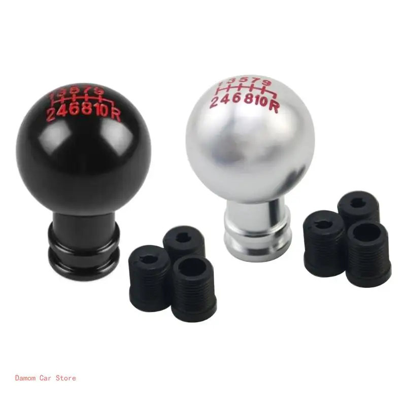 Shifter Knob, Aluminum Alloy Weighted Shifter Knobs Metal Gear Lever Handle Fit Most Manual Vehicle