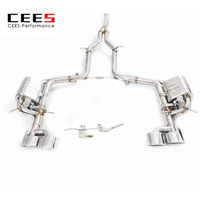 CEES Catback Exhaust For Mercedes-Benz C200 1.8T W204 2010-2015  Valve Control Scarico Auto System Ponteira Escapamento Carro