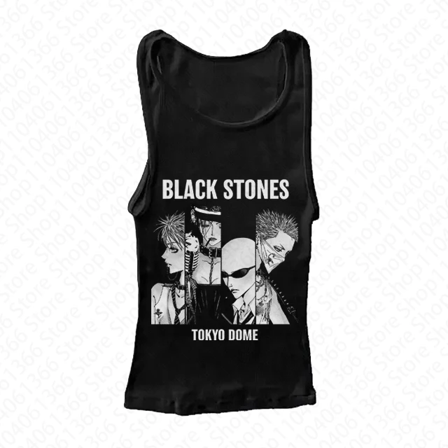 Y2k Nana Osaki Graphic T Shirts Casual Harajuku Streetwear Japanese Clothes Fashion Rock Punk Sleeveless Tanks & Camis Coquette image 6
