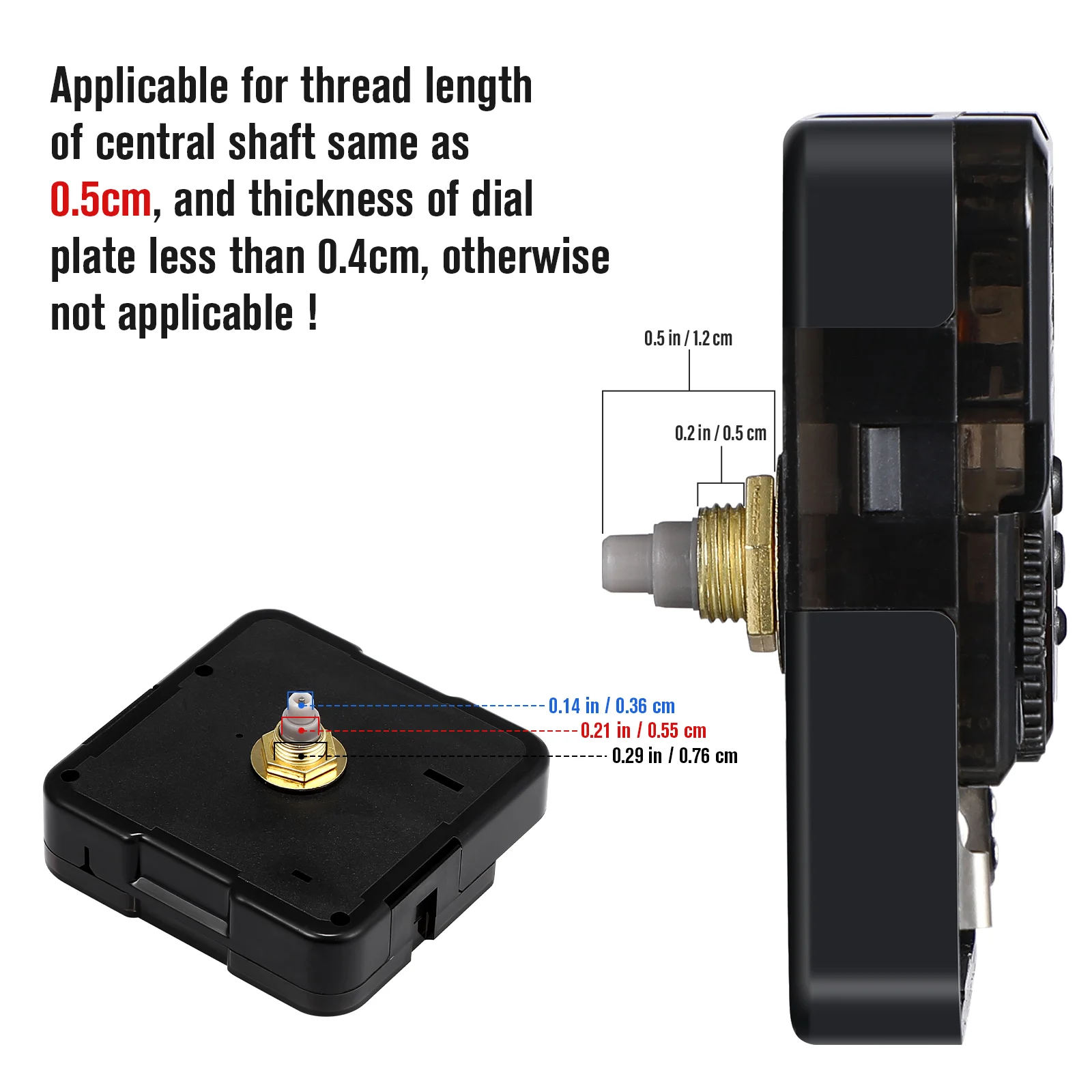 Hardware Office Digital Clock Operated Mechanism Electronic Replacement