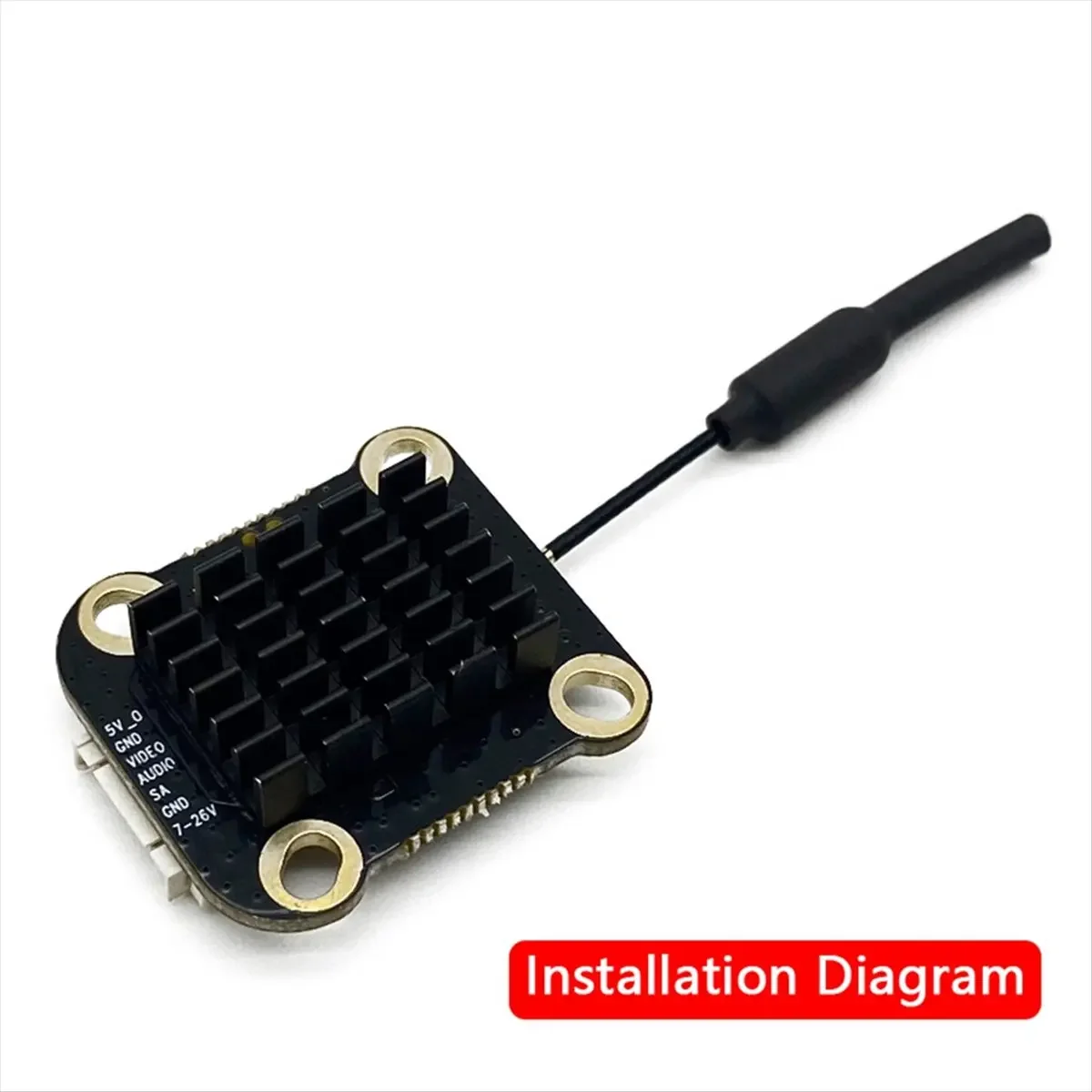 VivaA72Z 5.8GHz 48CH FPV VTX 1W 5.8G Image Video Transmitter 2-4S 100/1000mW For Long Range RC FPV Drone Multicopter Quadcopter