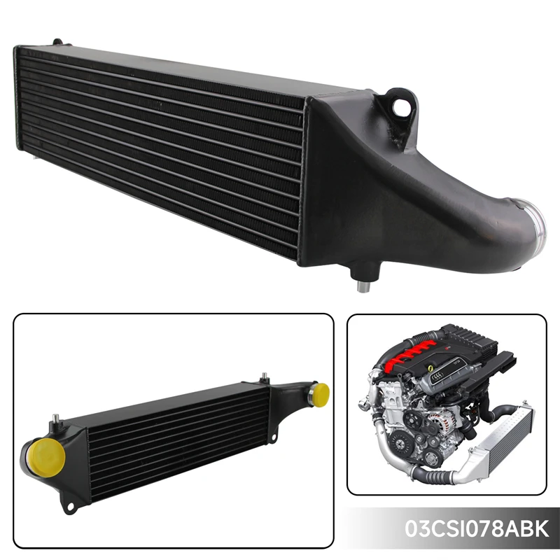 High-Performance Competition Intercooler Fit For Audi RS3 8V 15-16 Audi TTRS 8S 2016+ Black